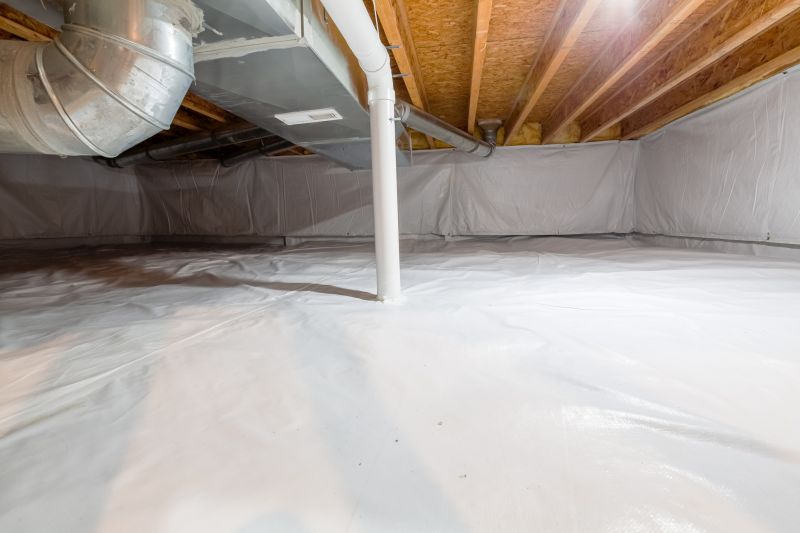 Sealed and Dry Crawlspace